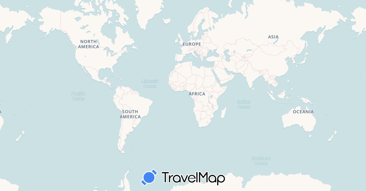 TravelMap itinerary: driving in Libya (Africa)